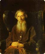 The Portrait of Vladimir Dal, Vasily Perov